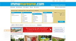 Desktop Screenshot of immomaresme.com
